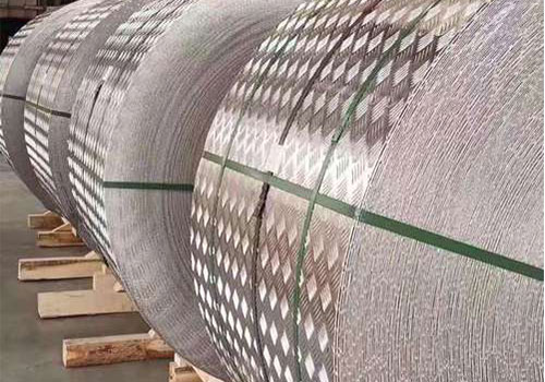 Bobina de la banda de rodadura de aluminio de diamantes
