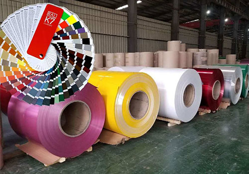 Bobina de aluminio con revestimiento PVDF 5052 H22